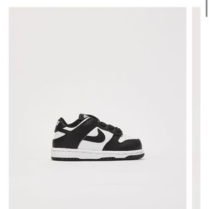 Toddlers Black and White Nike Dunks